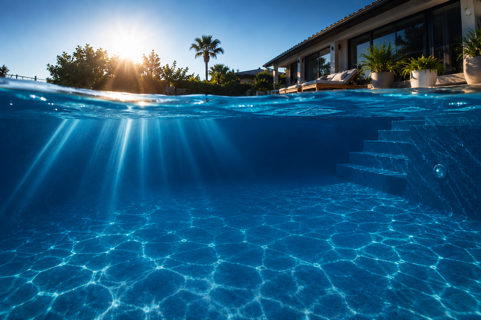 All Blue Pool Services — crystal clear swimming pool